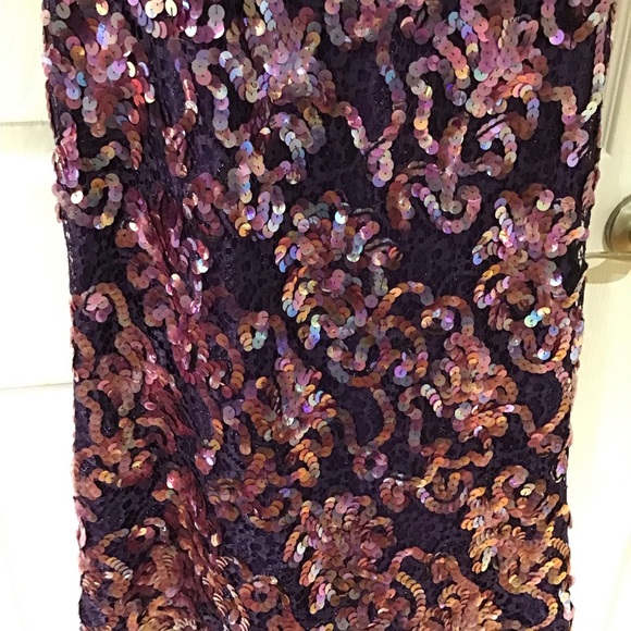 ARNOLD SCAASI Vintage Sequin Evening Gown Size:2 - Picture 5 of 5